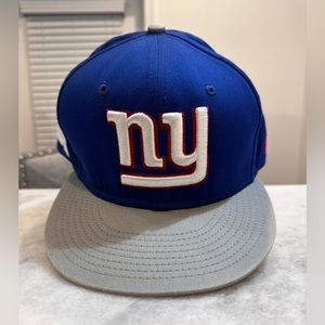 New York Giants Hat Mens Snapback New Era 9FIFTY Cap Blue/Grey NWOT